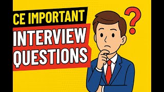 Civil Engineering Important Interview Questions- SOM Part 1