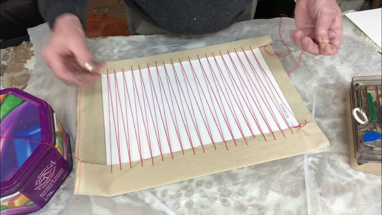 Lacing needlework YouTube