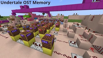 Undertale Memory - Minecraft Note blocks