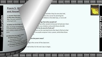 Poem 5 Where Do All the Teachers Go (English - Honeysuckle, Grade 6, CBSE) Solved Question / Answers