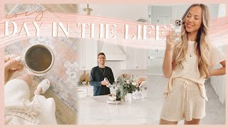 COZY DAY IN MY LIFE | home project dilemmas, favorite skincare, baking, & yummy surprise! ✨