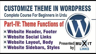 How to Install and Customize Theme in WordPress Part IV