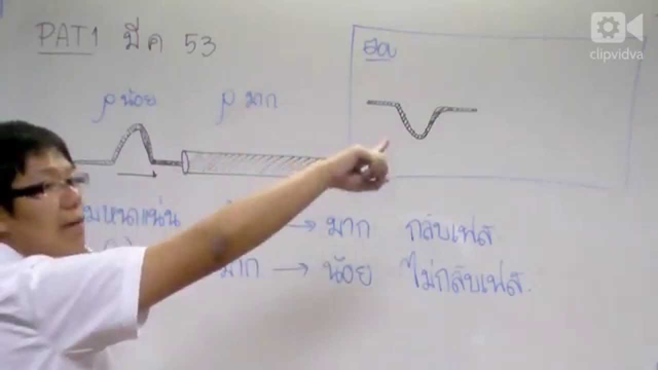 [ฟิสิกส์ ม.ปลาย] คลื่น 2/6 - Clipvidva.com