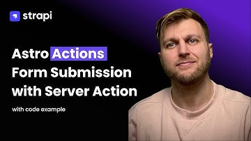Astro Actions - Form Submission With Server Actions and Vanilla JS