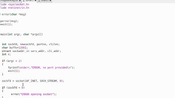 TCP/IP Programming in C