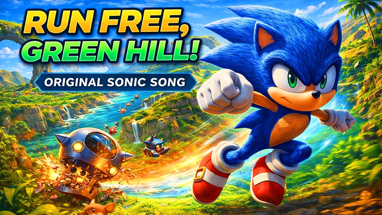 RUN FREE, GREEN HILL 🌿 | Sonic 1 Inspired Song (Cinematic Orchestral Rock) | Original Fan Soundtrack