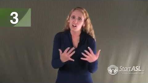 ASL 2 Unit 8 - Inflection Practice 8.1