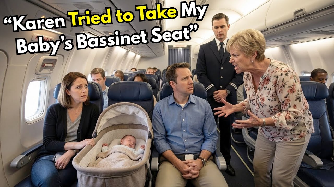 HOA Karen Demanded My Baby’s Bassinet for Her Bag – Crew Gave Us Entire Bulkhead and Her Middle Seat
