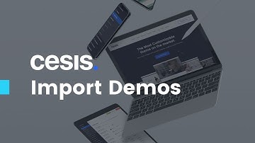 Cesis WP Theme - Import Demos