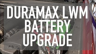 Duramax 2 8L Battery Upgrade