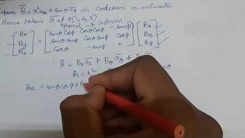KTU S4 EMT PROBLEM ON TRANSFORMATION OF VECTORS