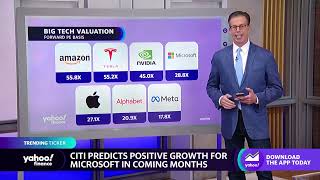 Citi predicts positive growth for Microsoft, plus a look at Big Tech revenue generated per hour
