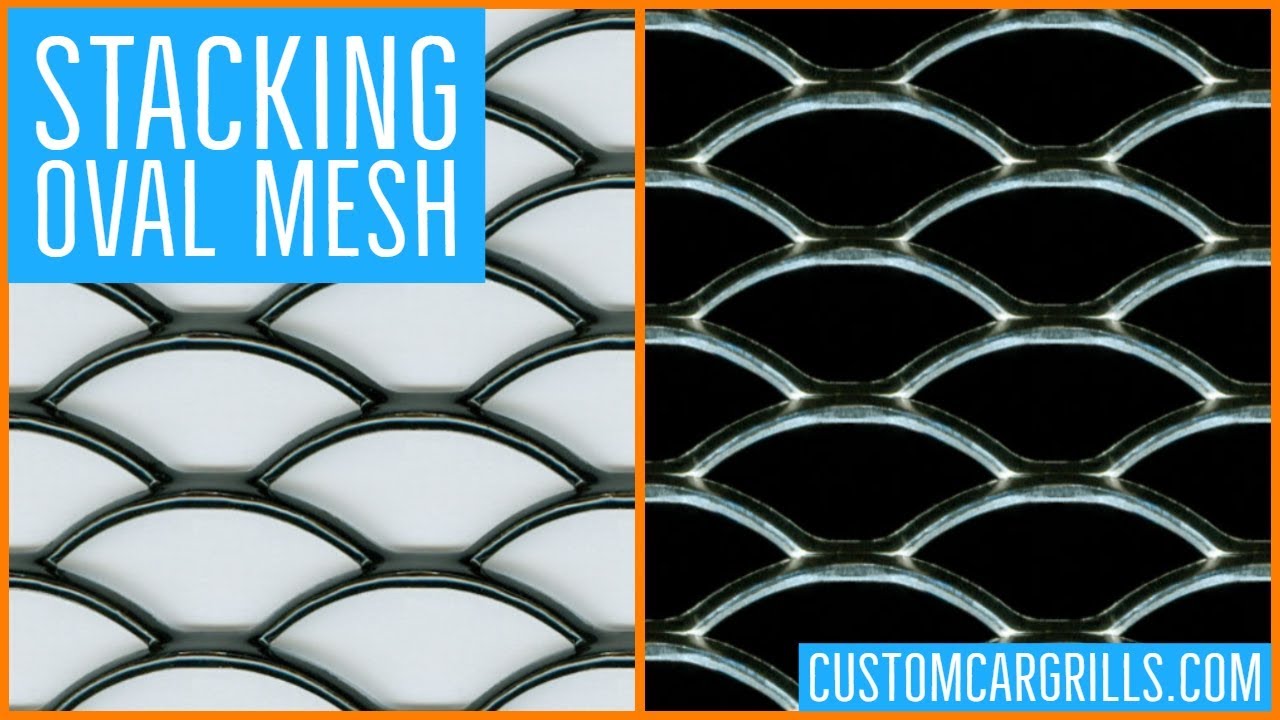 Stacking Oval Universal Aluminum Grill Mesh - by customcargrills.com