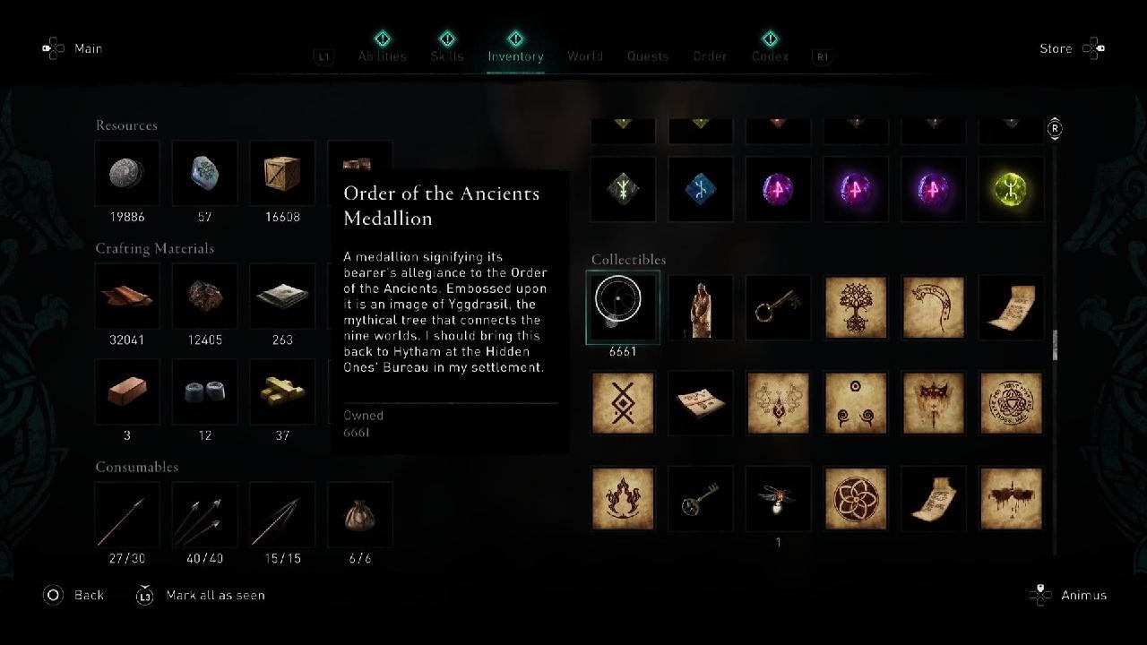 Assassin's Creed Valhalla Order of Ancients Medallions Glitch, for steps on this under MORE..