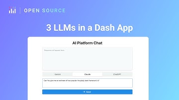 Anthropic, OpenAI and Gemini in a Python Data App