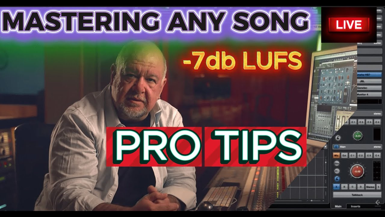 MASTERING A SONG FROM START TO FINISH | grammy  winner mastering engineer | LU DIAZ | PRO TIPS |LIVE