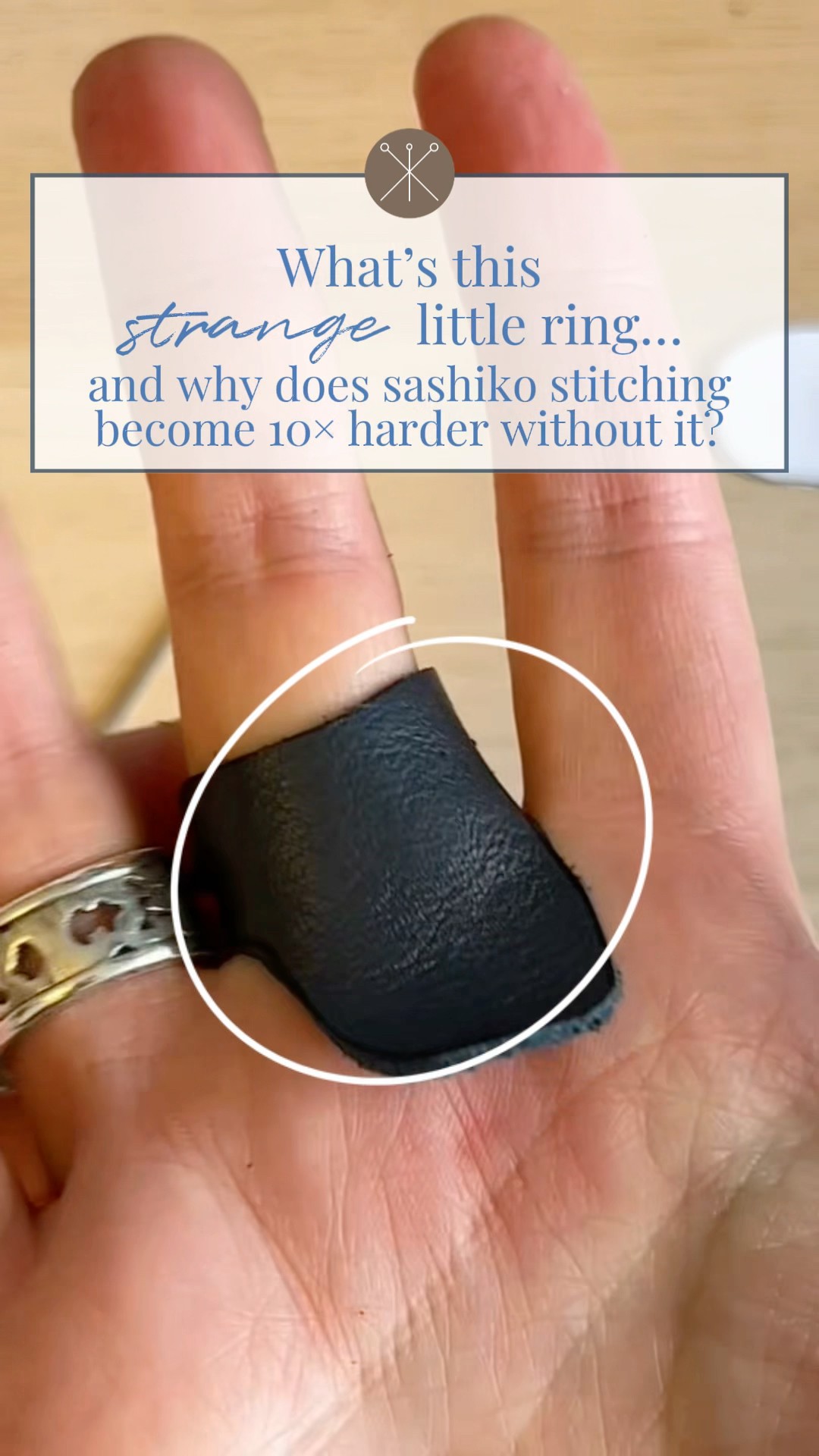 Sashiko Thimble - YouTube