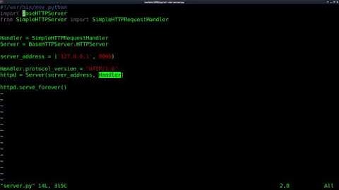 Setup a Webserver with Python   Linux Tutorials clip27