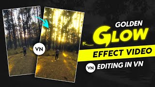 Vn Golden Glow Video Editing | How To Add Golden Glow Effect In Video Vn App