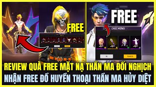 Free Fire| GARENA TẶNG FREE MẶT NẠ THẦN MA ĐỐI NGHỊCH VÀ SKIN ĐAO MỚI, NHẬN FREE ĐỒ THẦN MA HỦY DIỆT