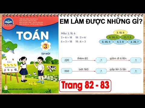 Video Toán lớp 3 chân trời sáng tạo tập 1 trang 82| Em làm... - youtube