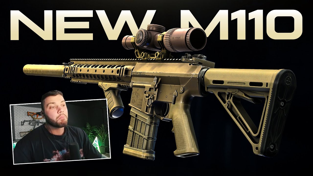 Trying the NEW M110 for the first time ( Tan SR - 25 ) - Escape From Tarkov