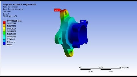 Static structural analysis of Wheel HUB in ANSYS- BAJA/FSAE/SAE video