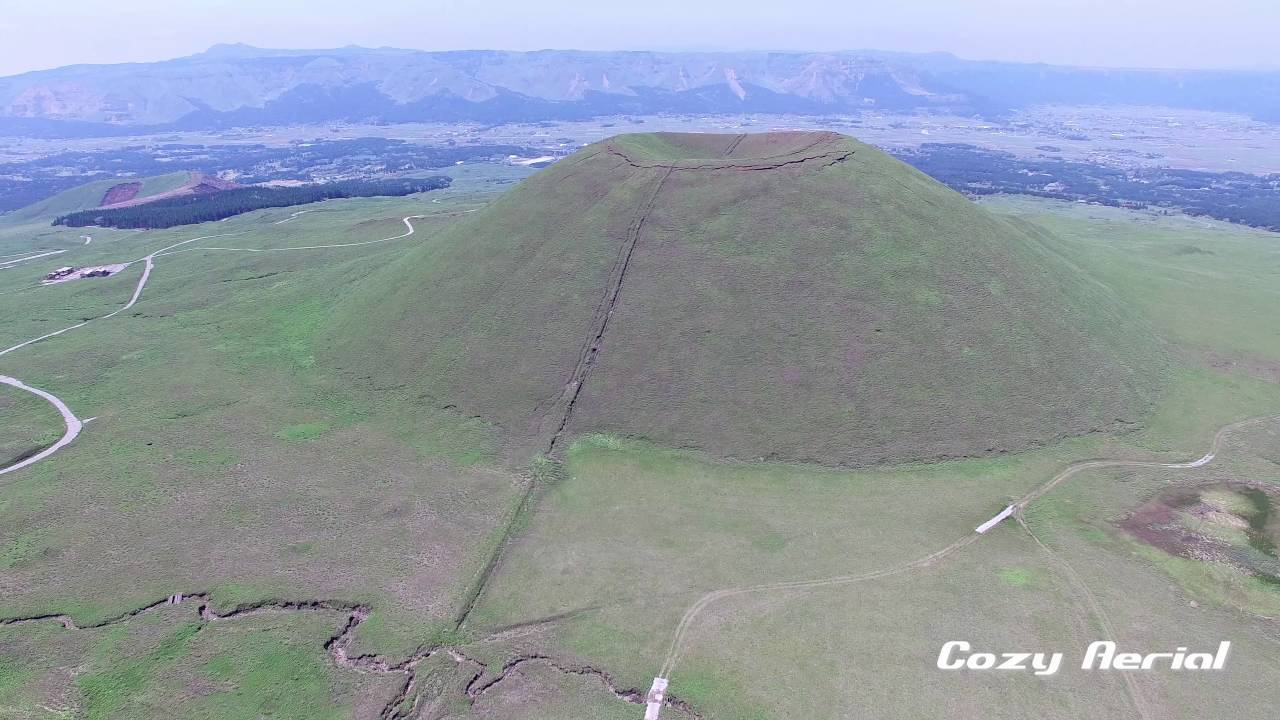 熊本地震後の米塚 Youtube