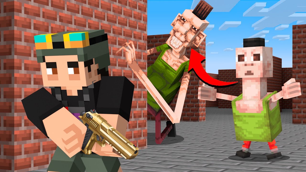 Creé a HAMOOD HABIBI en Minecraft