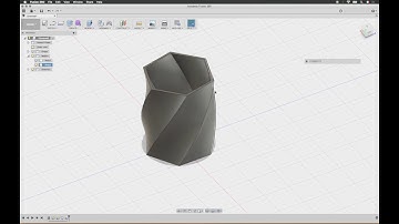Pot à crayons torse dans Fusion 360