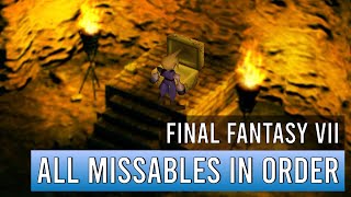 All Major Missables in Final Fantasy 7 in order (PS1 \/ 1997 Original)