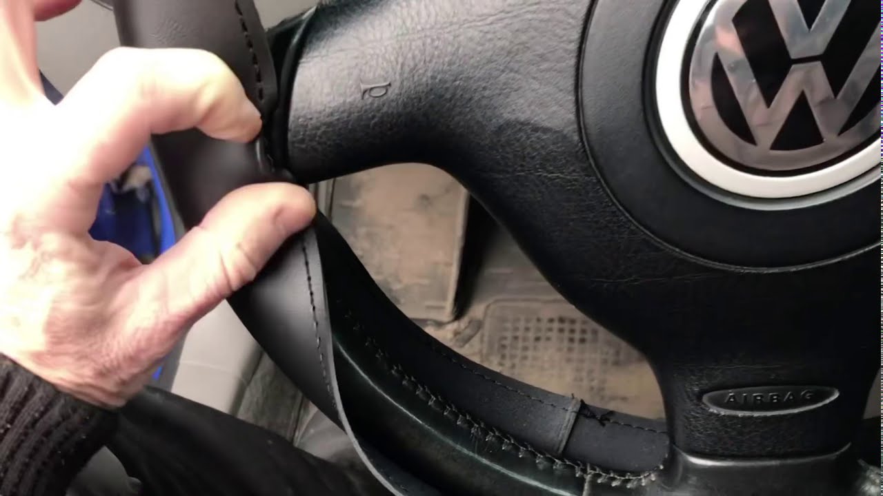 Перетяжка руля экспресс метод на гольф! - YouTube