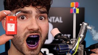 Tesla vs Gas Powered Toothbrush!!  ft. Jordan Matter