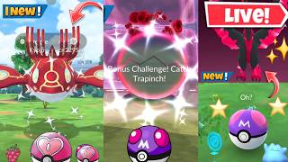 Hunting✨️Shiny Kyogre &amp; Mega Arodactyl Raid Day in Pokemon Go