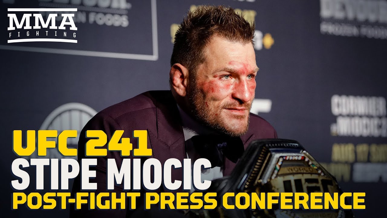 UFC 241: Stipe Miocic Post-Fight Press Conference - MMA Fighting