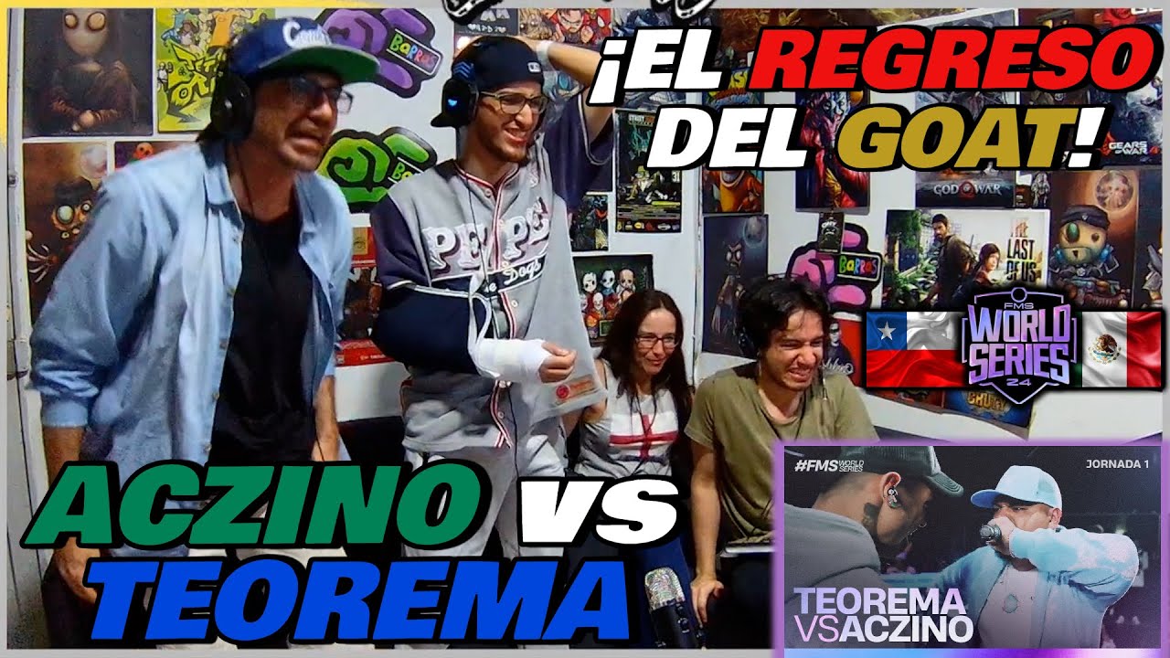 🔴COLOMBIANOS REACCIONAN a ACZINO vs TEOREMA - ¡EL REGRESO DEL GOAT! [FMS WORLD SERIES SUPERLIGA]