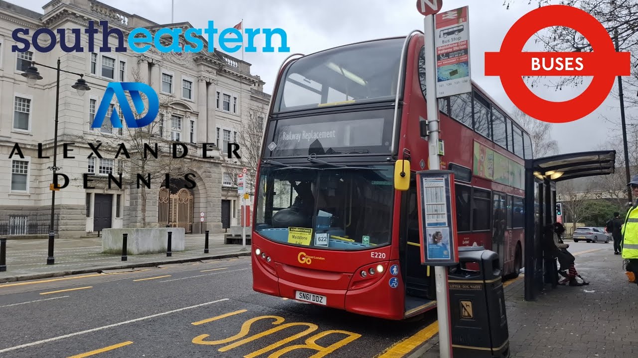 Southeastern Railplacement: From Maidstone East to Ebbsfleet ( Alexander Dennis Enviro 400