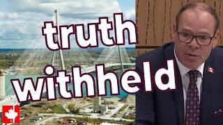 Just because you wear a cowboy hat? Conservative MP slams Carneys lie on Gordie Howe Bridge