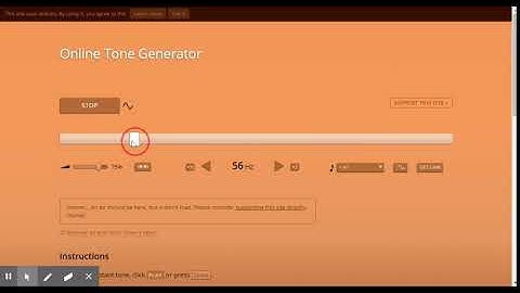 Online Tone Generator - generate pure tones of any frequency