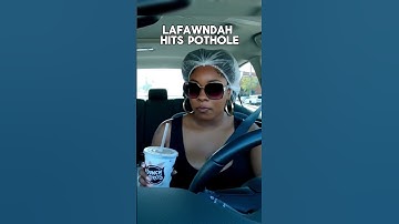 LAFAWNDAH jumps off a buckled road from the heatwave. #WAP #fyp #funnyvideo