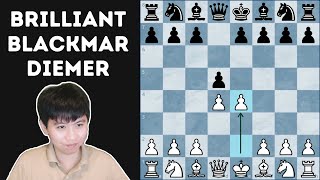 Brilliant Blackmar-Diemer Gambit | Journey to GM #5 | GM Moulthun Ly