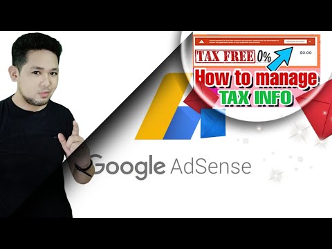 Paano Mag Apply Ng Tax Information Sa Google Adsense | Basic Tutorial | Leo Magay