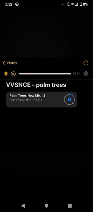 VVSNCE - PALM TREES   *NEW 2022*