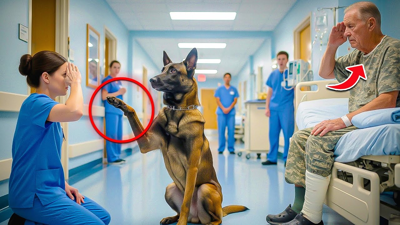 SEAL Refused Every Treatment and Protected His Dog — Until His K9 Saluted the New Nurse