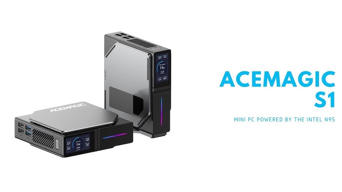  ACEMAGIC S1 RGB Mini PC,1024GB (1TB) M.2 NVMe SSD Mini