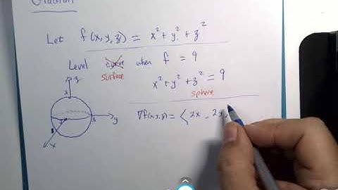 Gradient with 3 Variables