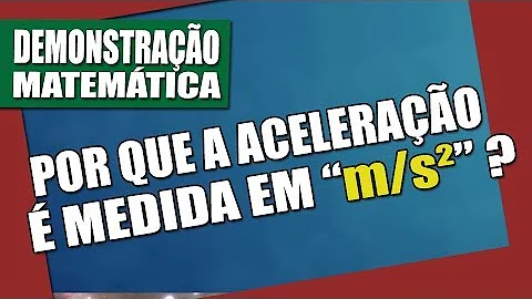 Qual o significado da aceleração de 2m s2?