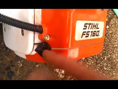 Stihl fs 160 Start . YouTube