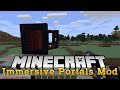 Minecraft Mod: Portais mais realistas! (Portais mais imersivos // Immersive Portals Mod)