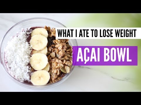 체중 감량을 위해 내가 먹은 것 : ACAI 그릇 만드는 법 | 60 일 피트니스 챌린지